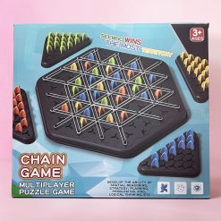 GRA RODZINNA W TRÓJKĄTY CHAIN GAME SZACHY EDUKACYJNE.