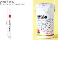 ZESTAW MARKER AKRYLOWE 24PCS COLOR.
