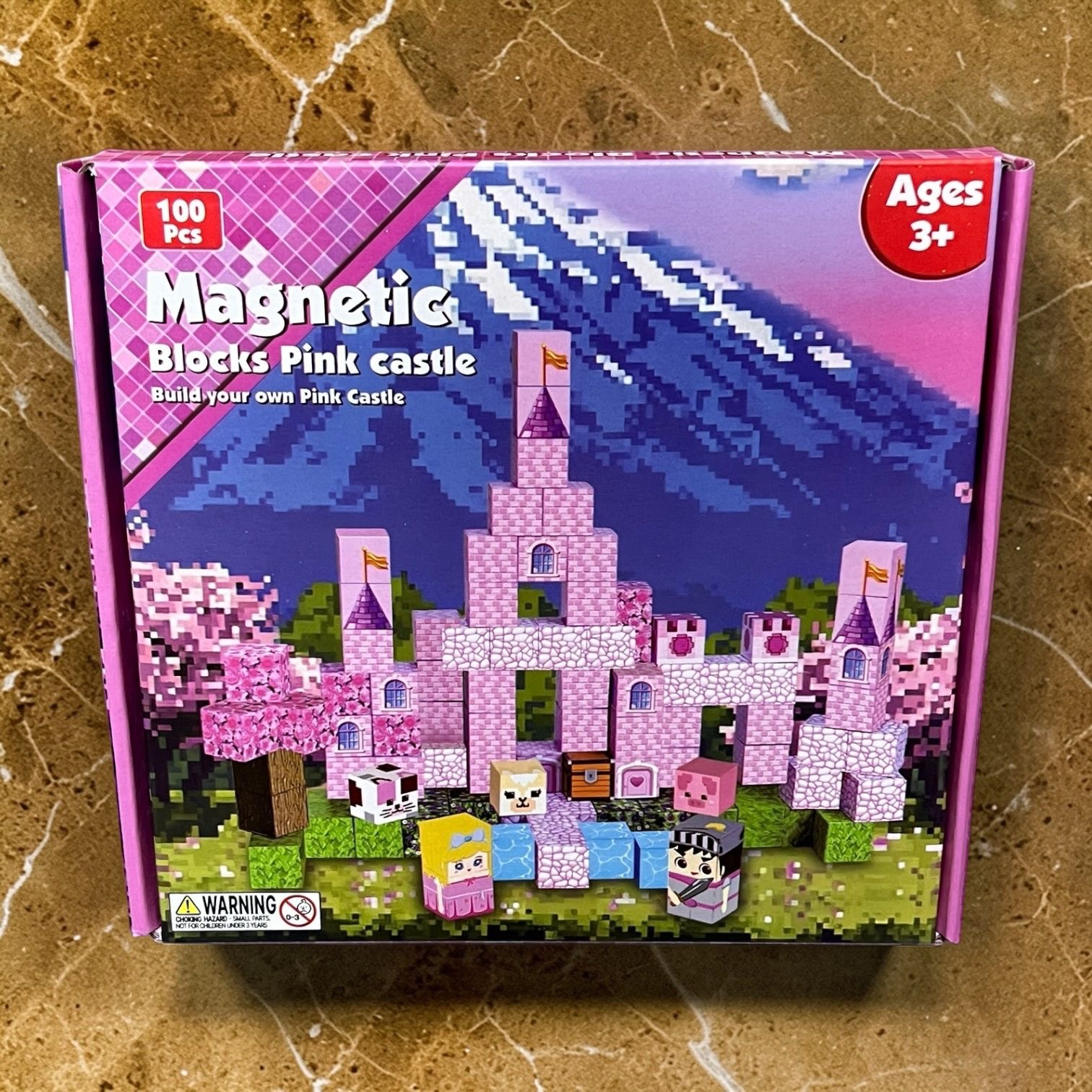 KLOCKI MAGNETYCZNE KONSTRUKCYJNE ZETAW 100 PCS.