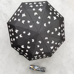 PARASOL ZMIENIA KOLOR PÓŁ AUTOMATYCZNY KRÓTKI POKROWCA.