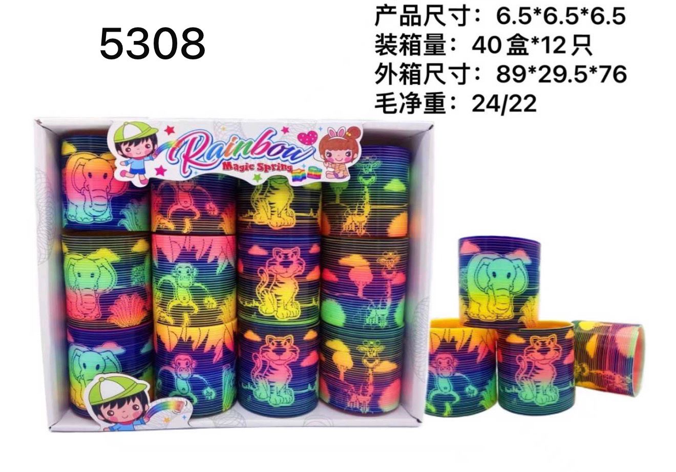 SPRĘŻYNKA KOLOROWA MAGICZNA GRA DLA DZIECI.