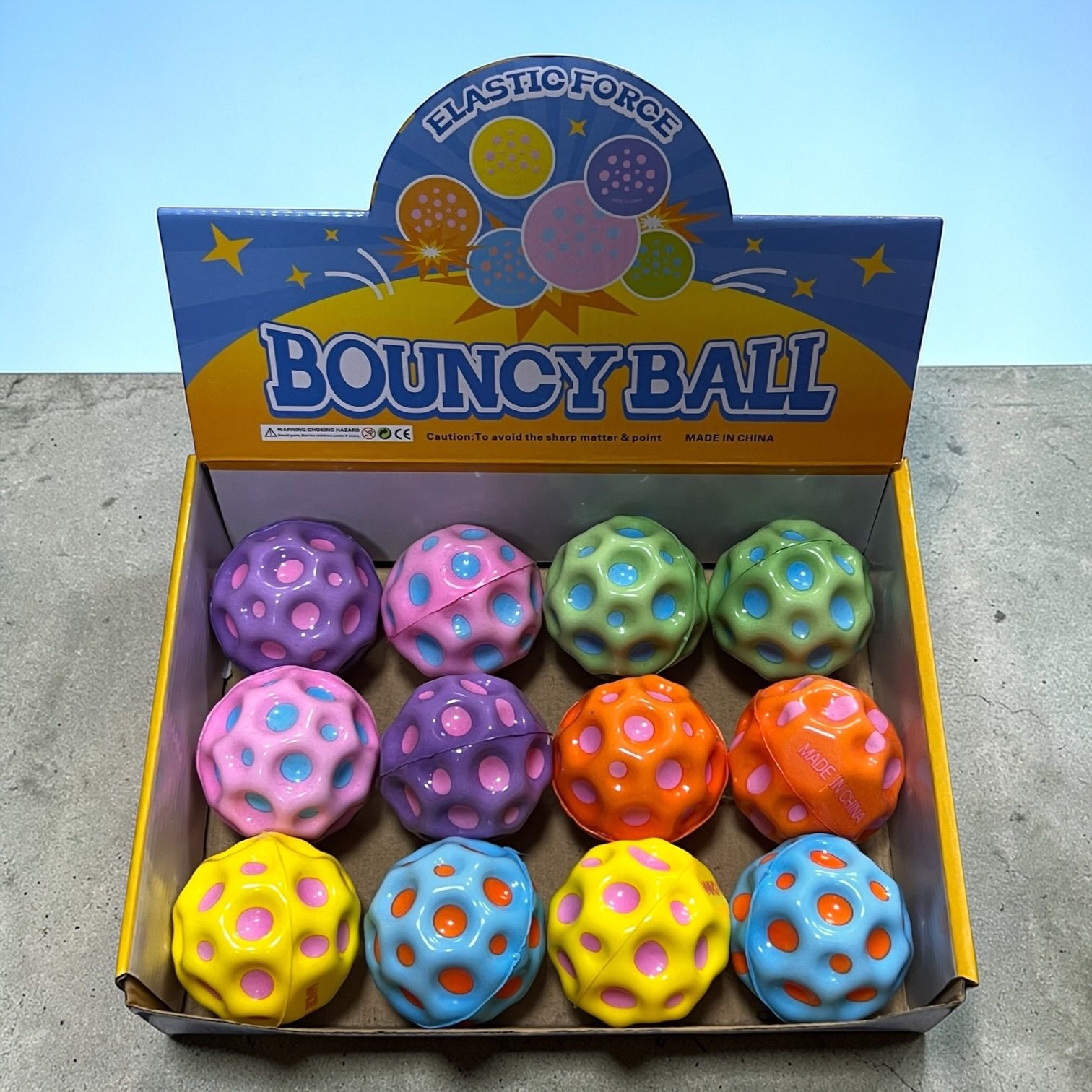 PIŁKA GUMOWA BOUNCY BALL 5CM DLA DZIECI.