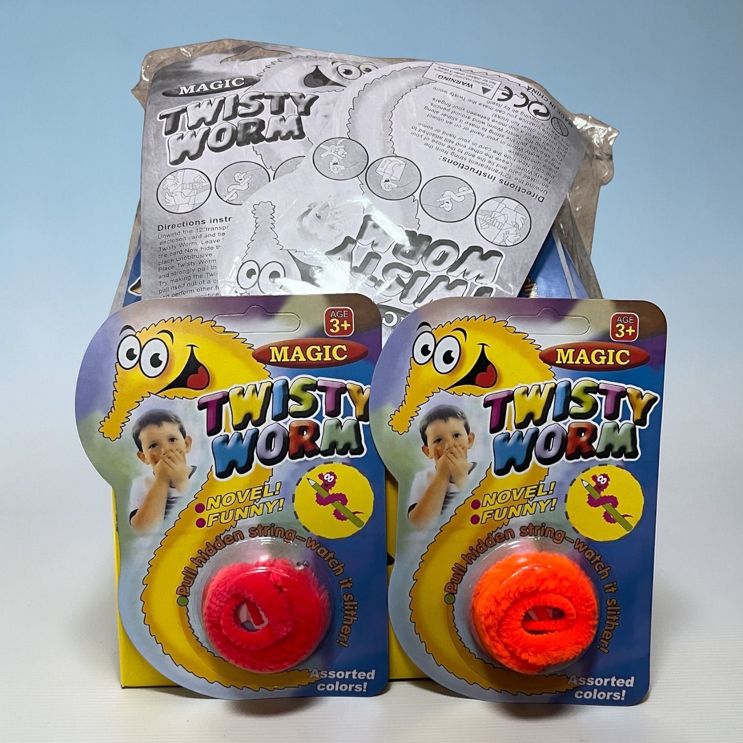 MAGICZNY ROBACZEK ROBAK ZABAWKA MANUALNA.