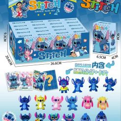 ZESTAW FIGURKI i KARTY STITCH DO KLUCZY.