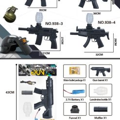 PISTOLET AUTOMATYCZNY NA KULKI ŻELOWE WODNE.