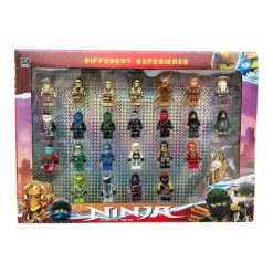 ZESTAW FIGURKI NINJA 24 SZTUK.