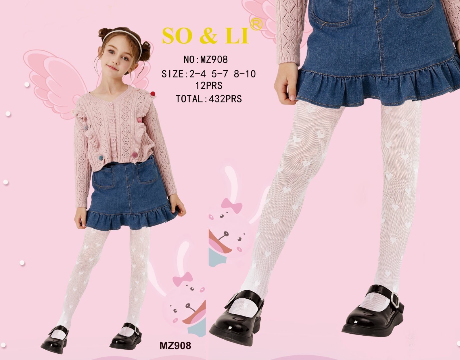 RAJSTOPY CUTE ELEGANCKI DLA DZIECI.