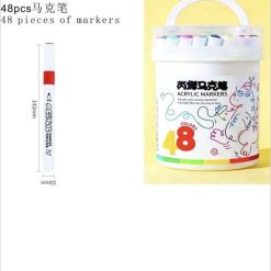 ZESTAW MARKER AKRYLOWE 48PCS COLOR.