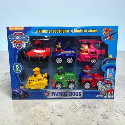 ZESTAW AUTO FIGURKI PSI-PATROL DLA DZIECI 6PCS.