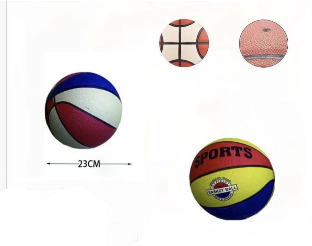 PIŁKA DO KOSZYKÓWKI BASKET BALL SPORTS 23CM.