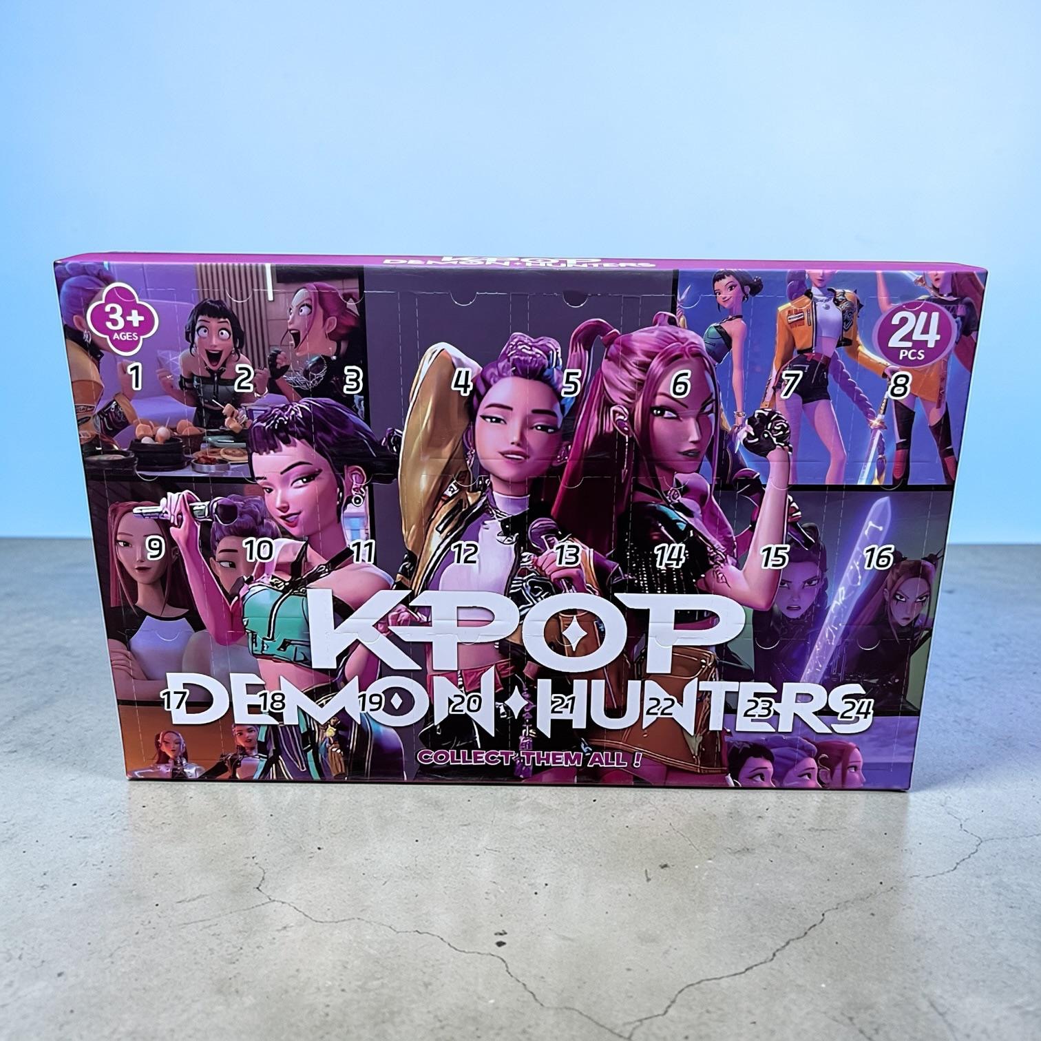 KALENDARZ ADWENTOWY FIGURKI K-POP DEMON HUNTERS.