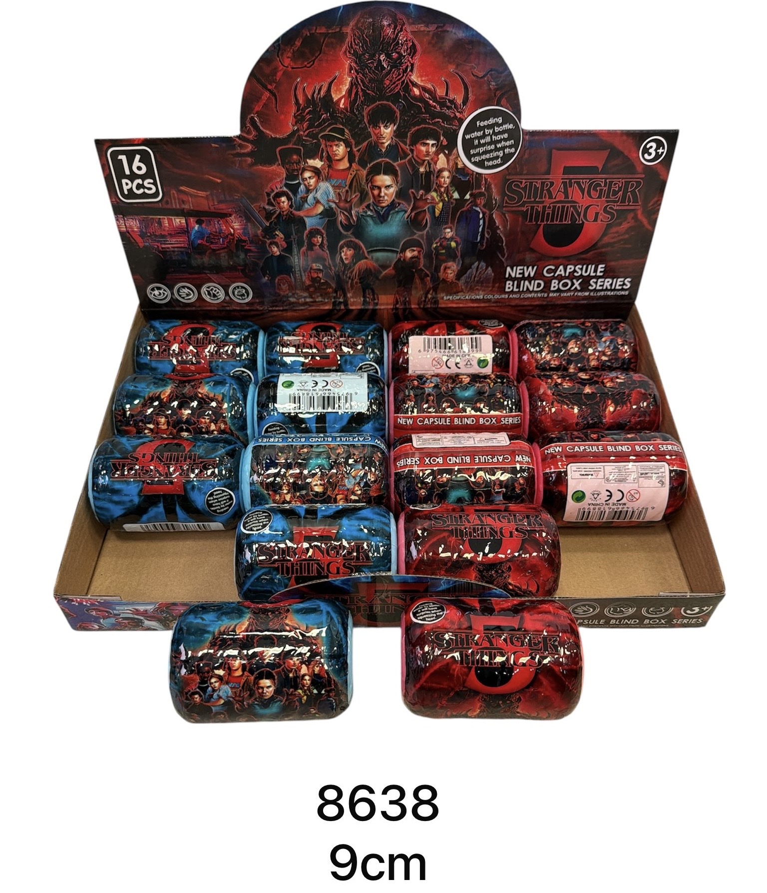 TUBA FIGURKI STRANGER THINGS 9CM.