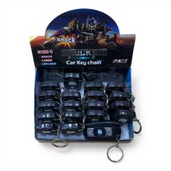 BRELOK PILOT SAMOCHODOWY LATARKA LED RAZI PRĄDEM 2W1.