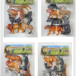 ZESTAW FIGURKI ZWIERZĄT GUMOWE DLA DZIECI.