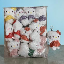 BRELOK MASKOTKA HELLO KITTY DO KLUCZY 13CM.