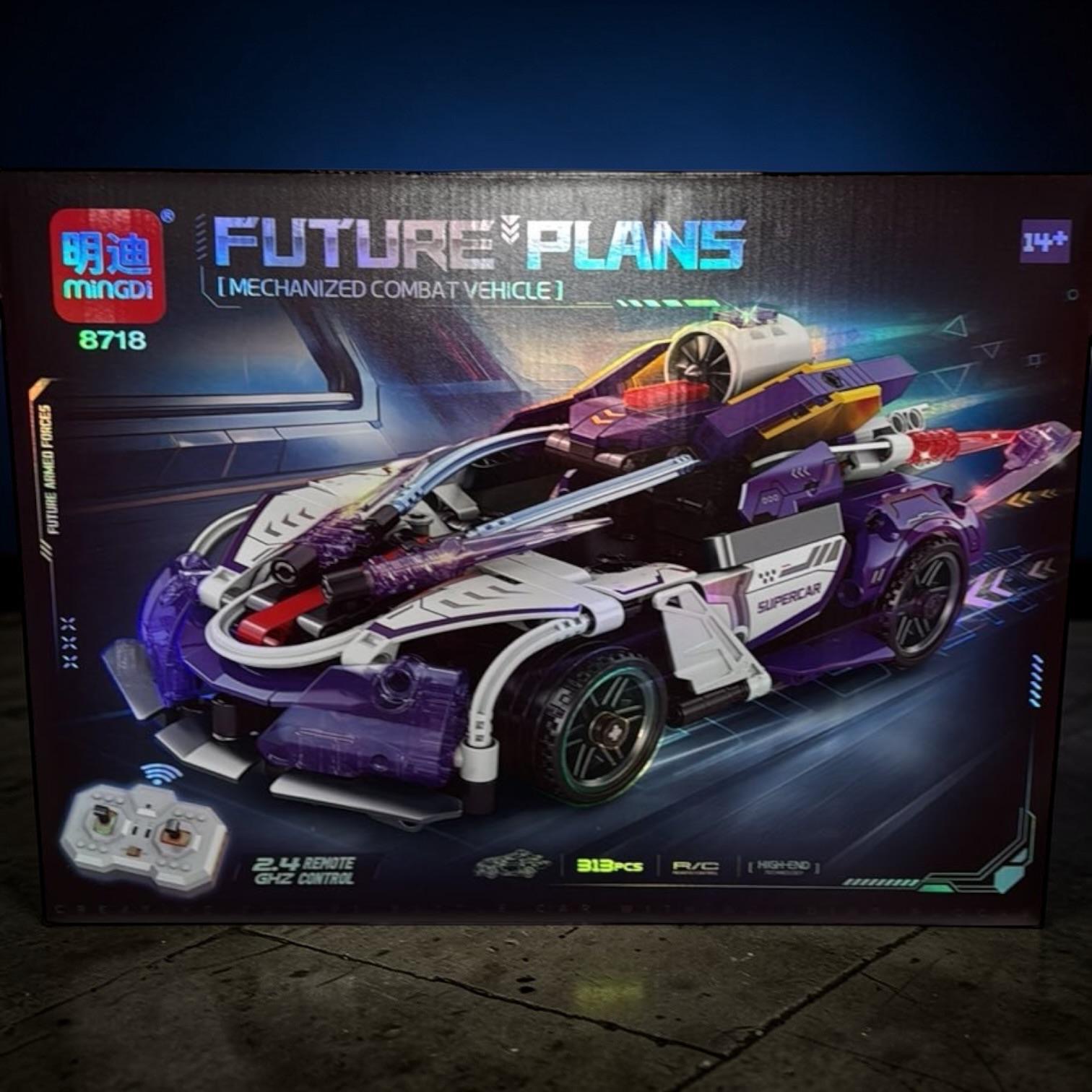 KLOCKI KONSTRUKCYJNE SPORTOWY AUTO ZDALNIE STEROWANY PILOTEM.