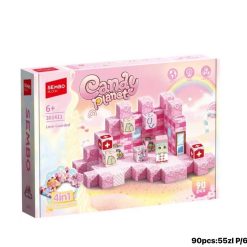 KLOCKI MAGNETYCZNE CANDY PLANET 90 ELEMENTÓW.