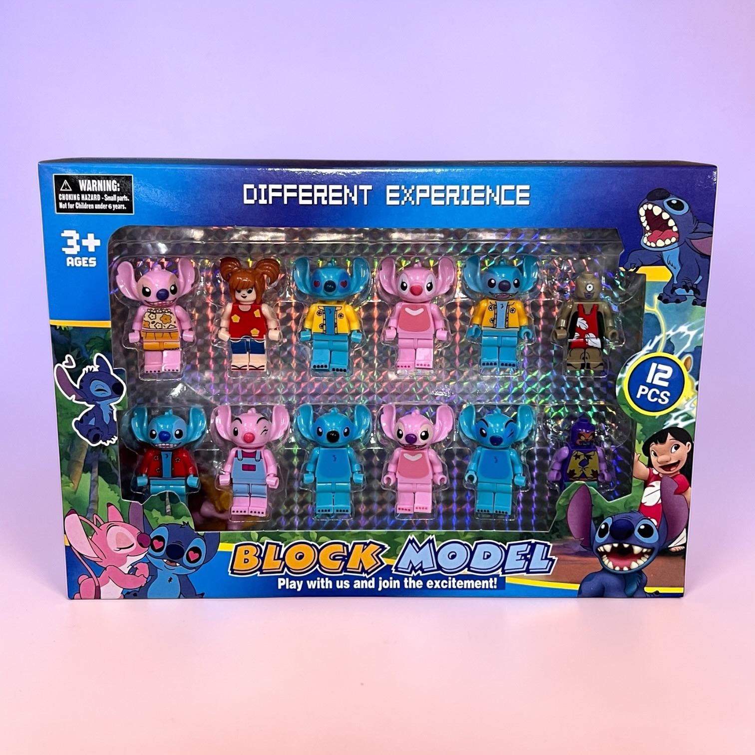 ZESTAW FIGURKI STITCH BLOCK MODEL 12PCS.