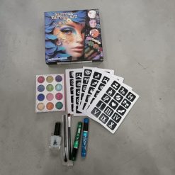 Alternative view of ZESTAW DO ROBIENIA TATUAŻY BROKATOWE DLA DZIECI.