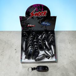 BRELOK PILOT SAMOCHODOWY LATARKA LED RAZI PRĄDEM 2W1.