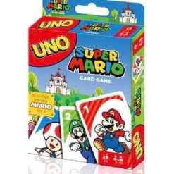 UNO GRA KARTA KARCIANA SUPER MARIO DLA DZIECI.