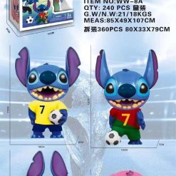 FIGURKI STITCH PIŁKARSKIE 10CM DLA DZIECI.