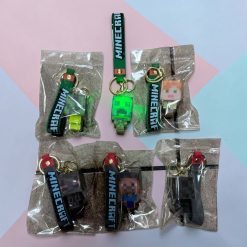 BRELOK FIGURKI MINECRAFT LED DO KLUCZY.