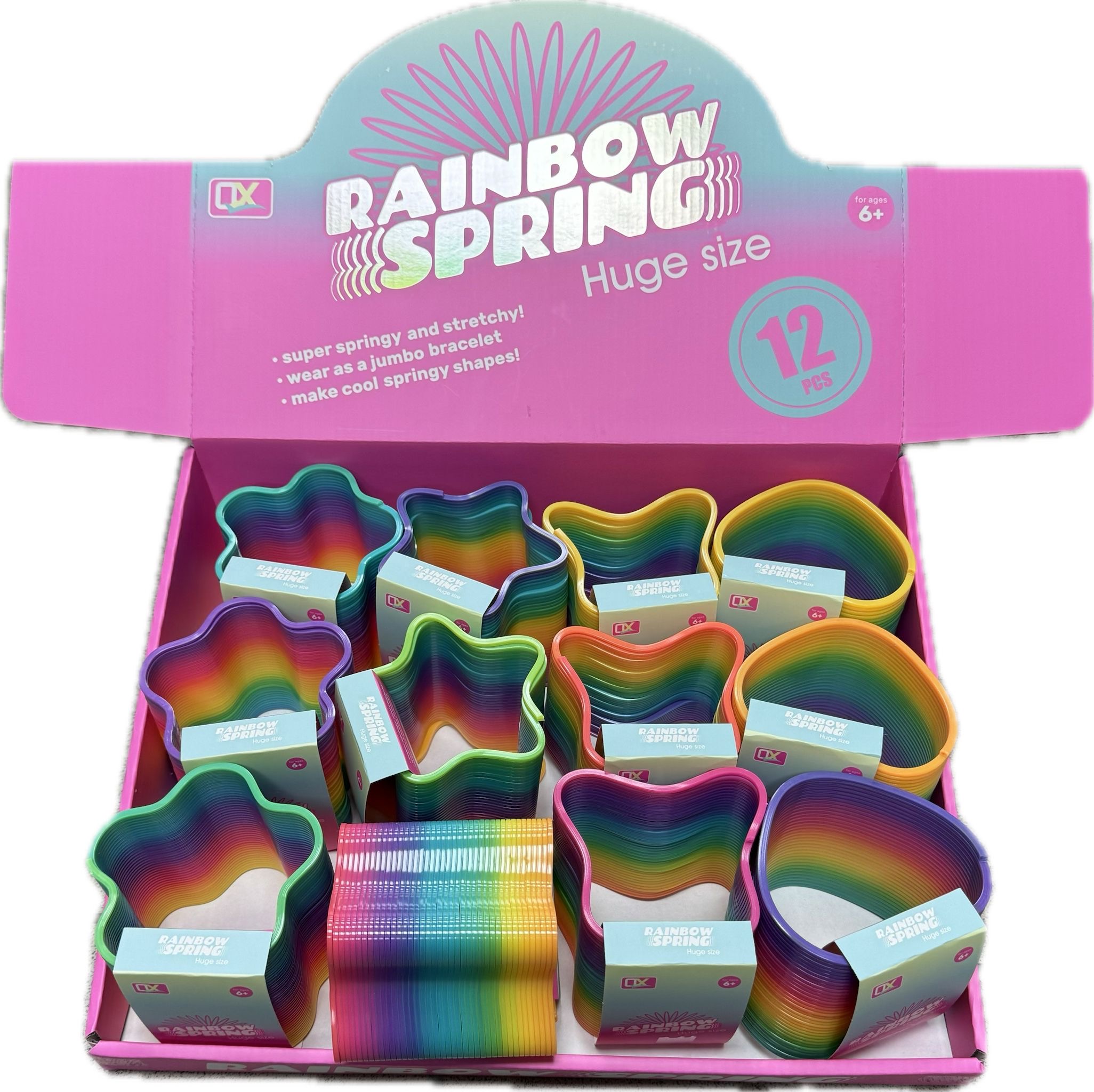 SPRĘŻYNA KOLOROWA MAGICZNA SPRĘŻYNKA DLA DZIECI.