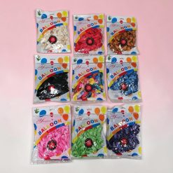 ZESTAW BALONY KOLOROWE MIX DLA DZIECI 100PCS.