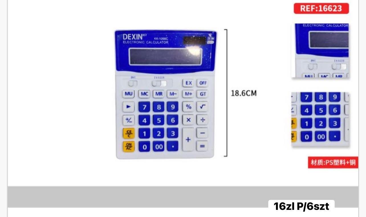 KALKULATOR BIUROWY SZKOLNY.