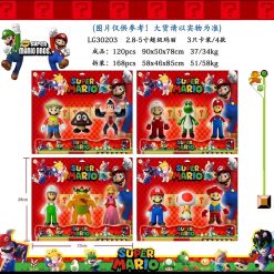 ZESTAW FIGURKI SUPPER MARIO 3 SZTUK.