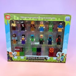ZESTAW FIGURKI i MAGNETYCZNY MINECRAFT .