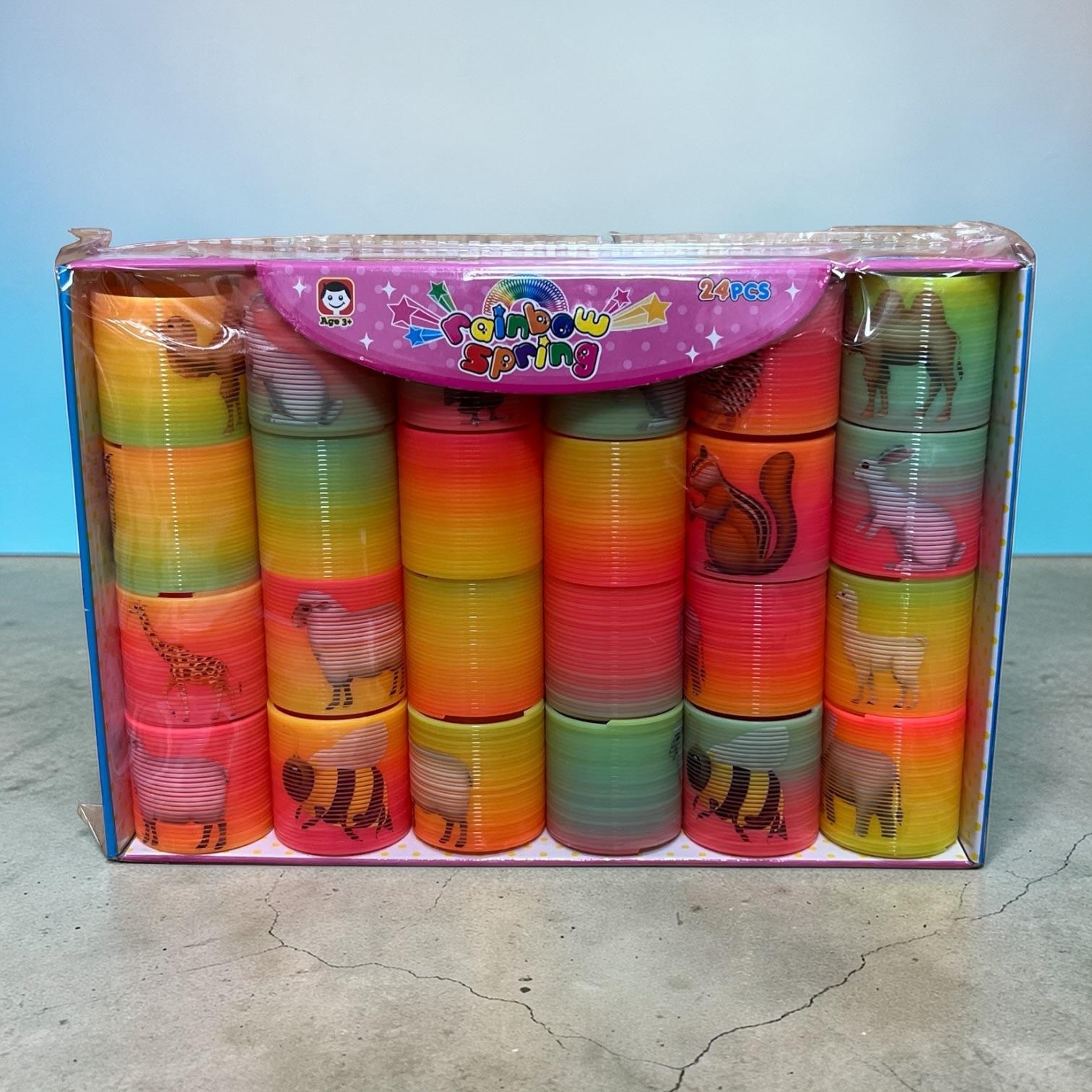 SPRĘŻYNKA MINI KOLOROWA MAGICZNA GRA DLA DZIECI 3,5CM.