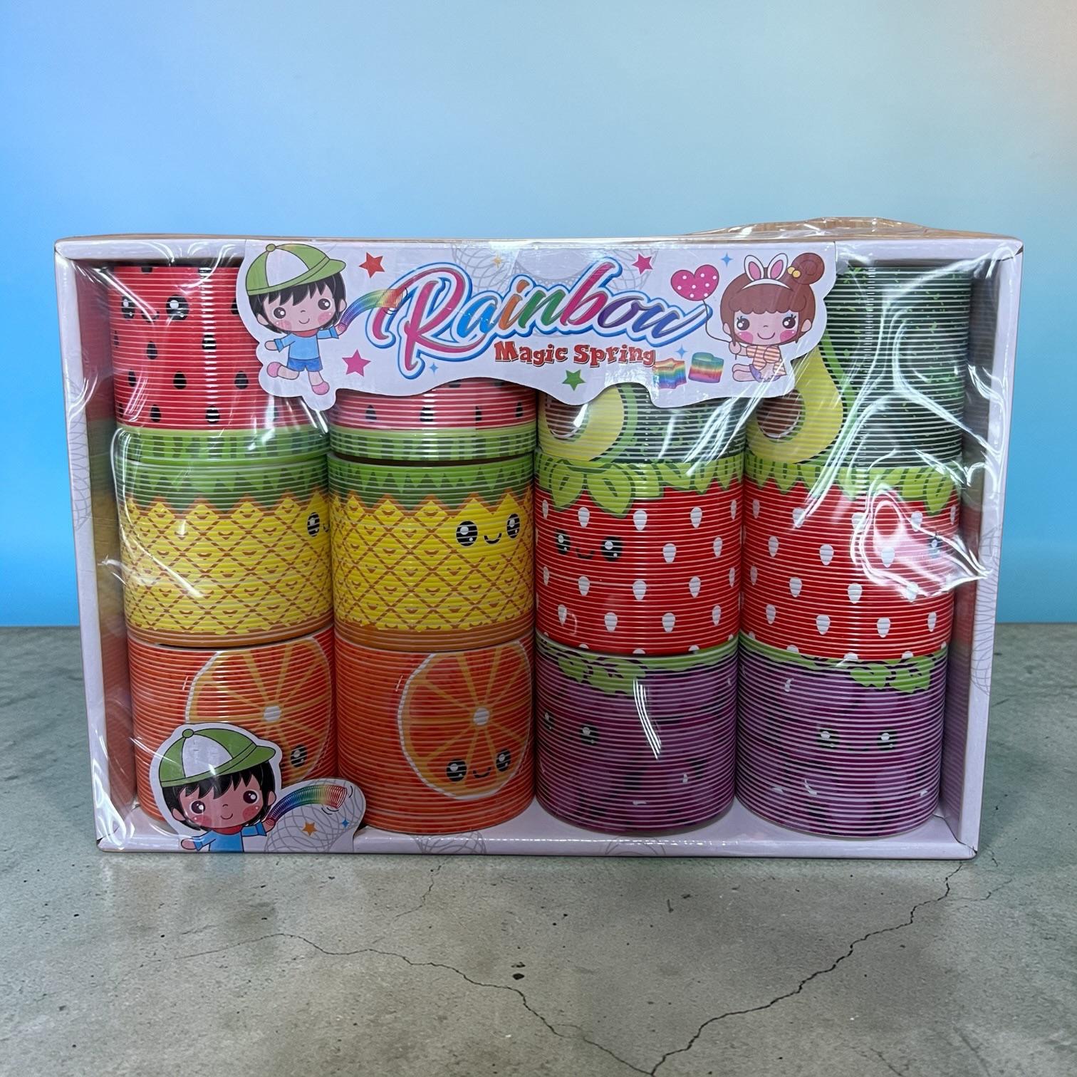 SPRĘŻYNKA KOLOROWA MAGICZNA GRA DLA DZIECI 6CM.