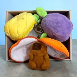 BRELOK MASKOTKA KAPIBARA DO KLUCZY 13CM.