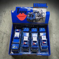 CIĘŻARÓWKA AUTO POJAZDY MASZYNY POLICE ŚWIATŁO DŻWIĘK.