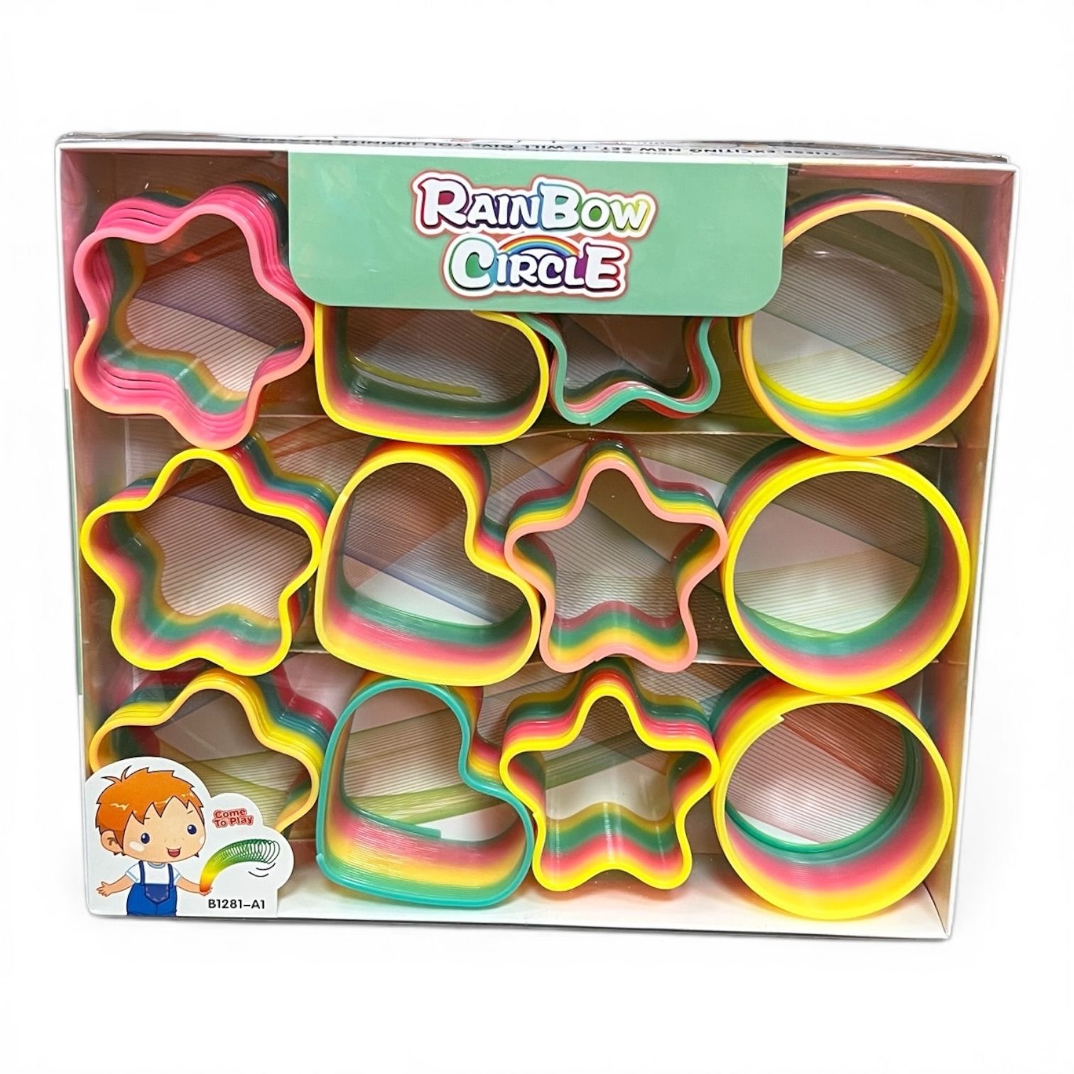 SPRĘŻYNKA KOLOROWA MAGICZNA GRA DLA DZIECI.