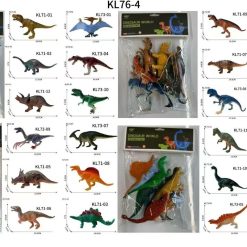 ZESTAW FIGURKI ZWIERZĄT GUMOWE DLA DZIECI.