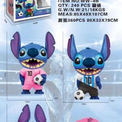 FIGURKI STITCH PIŁKARSKIE 10CM DLA DZIECI.