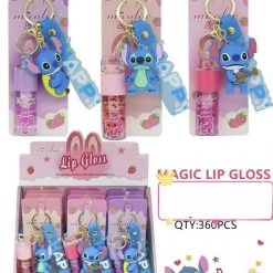 LIP GLOSS BŁYSZCZYK DO UST BRELOK STITCH.