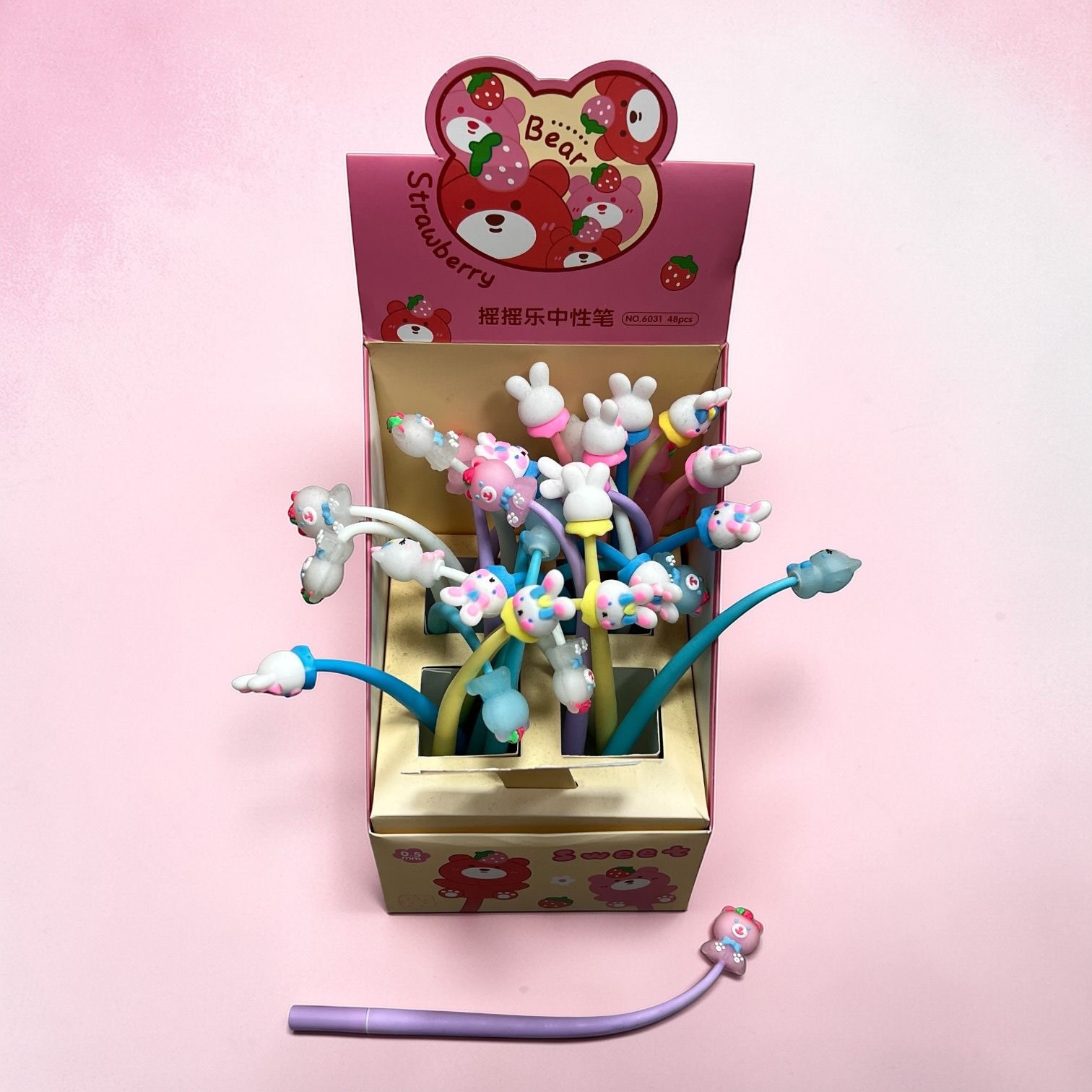 DŁUGOPISY MIŚ DLA DZIECI DO SZKOŁY.