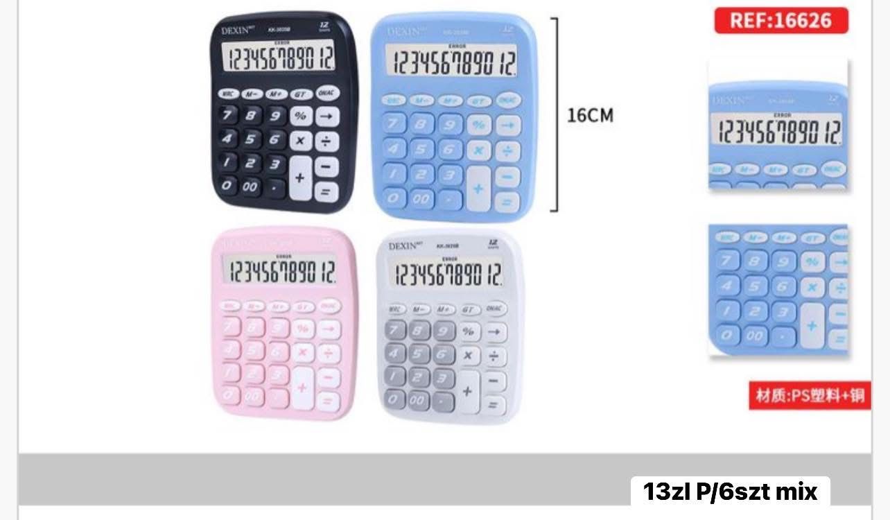 KALKULATOR BIUROWY SZKOLNY.