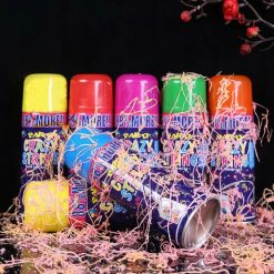 SERPENTYNA KONFETTI W SPRAYU ZESTAW 48 SZTUK 6 KOLORÓW PARTY.