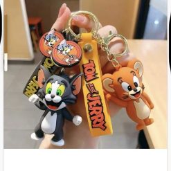 BRELOK FIGURKI GUMOWA TOM&JERRY DO KLUCZY.