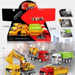 CIĘŻARÓWKA AUTO POJAZDY MASZYNY BUDOWLANE ŚWIATŁO DŻWIĘK.