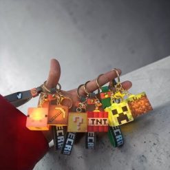 BRELOK FIGURKI MINCRAFT LED DO KLUCZY.