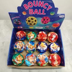 PIŁKA GUMOWA BOUNCY BALL PIŁKARSKIEJ 5CM DLA DZIECI.