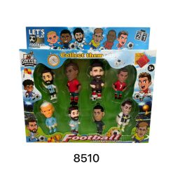 ZESTAW FIGURKI GUMOWE PIŁKARSKIEJ 8PCS.