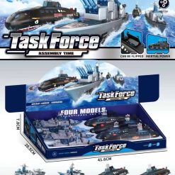 ZESTAW ŁÓDŻ PODWODNA STATKI BITWA MORSKA.