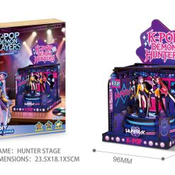 ZESTAW KLOCKI MINIATUROWY DOMEK K-POP DLA LALEK DIY.